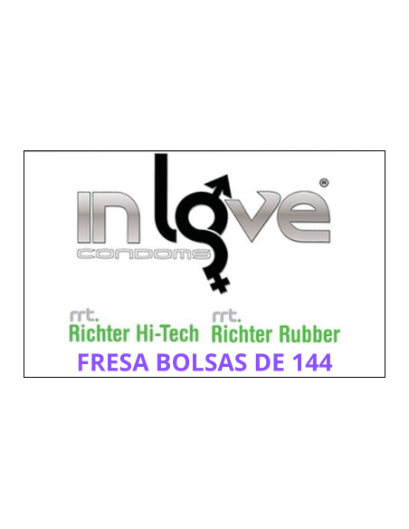 Preservativos In Love Fresa Bolsa de 144