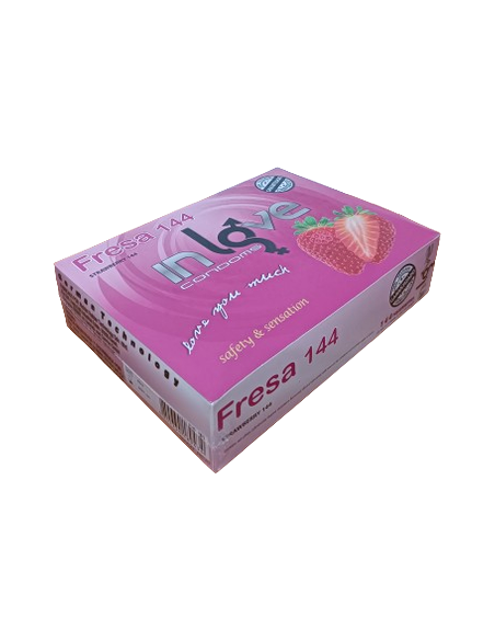Preservativos In Love Condoms 144 Fresa