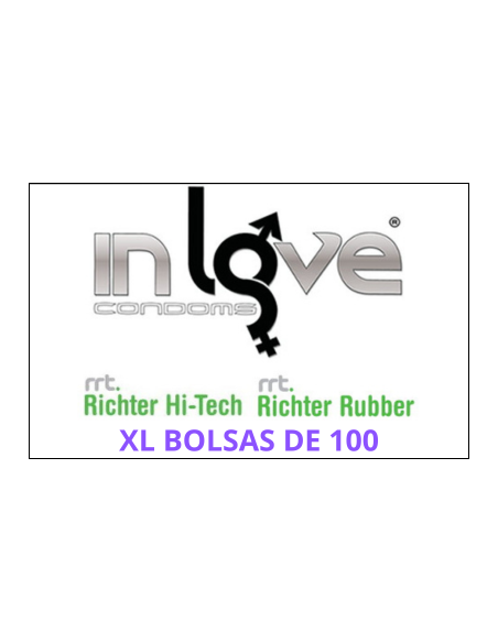 OFERTA TODO INCLUIDO - In Love Condoms Natural XL Bolsas De 100