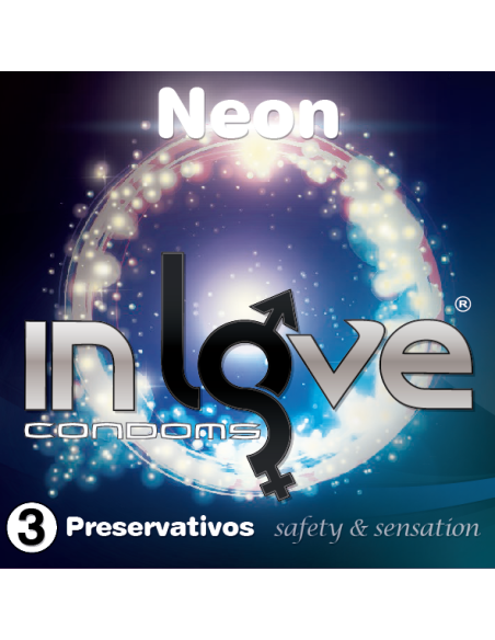 Preservativos In Love Condoms 72x24x3 Neón