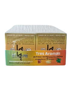 Preservativos In Love Condoms 72x24x3 3 Aromas
