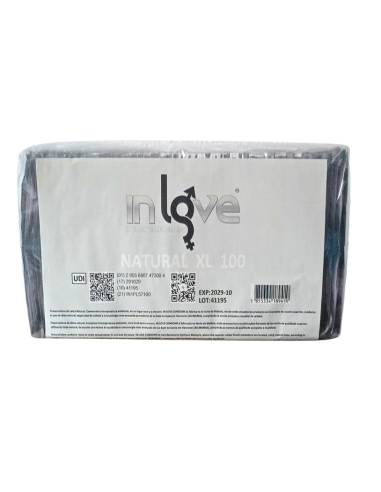 Preservativos In Love Condoms Bolsas De 100 Natural XL