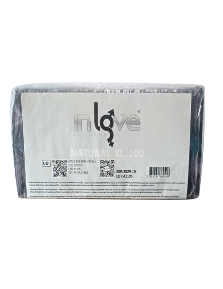 Preservativos In Love Condoms Bolsas De 100 Natural XL