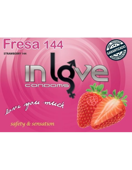 2x1 - Preservativos In Love Condoms 144 Fresa