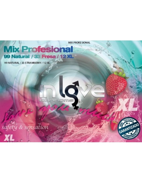 2x1 - Preservativos In Love Condoms 144 MIX Profesional
